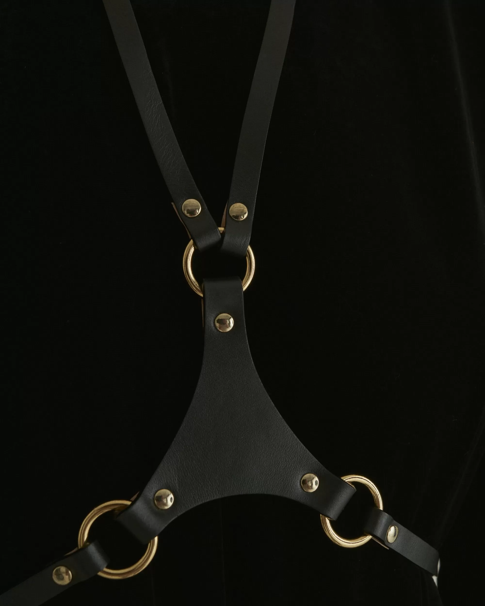 LIVY HARNAIS EN CUIR ABYSSE< Harnais & Serre-Taille