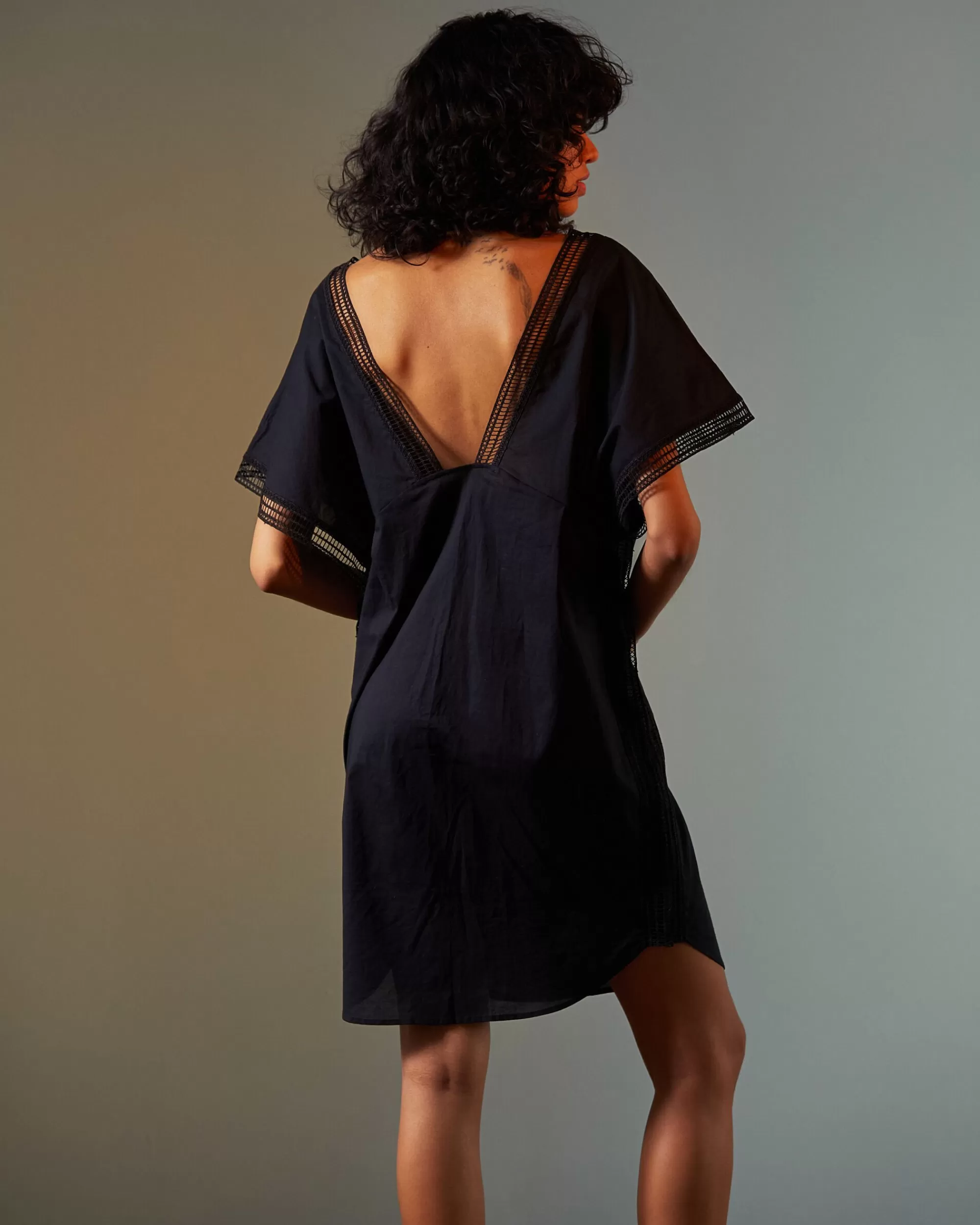 LIVY ROBE BRENTWOOD STONE< Robes